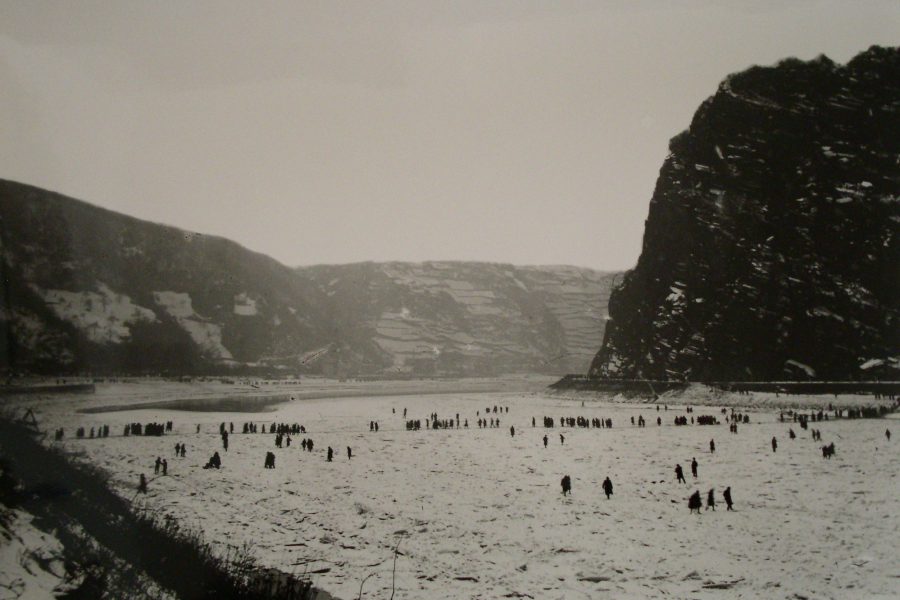 Eisgang an der Loreley